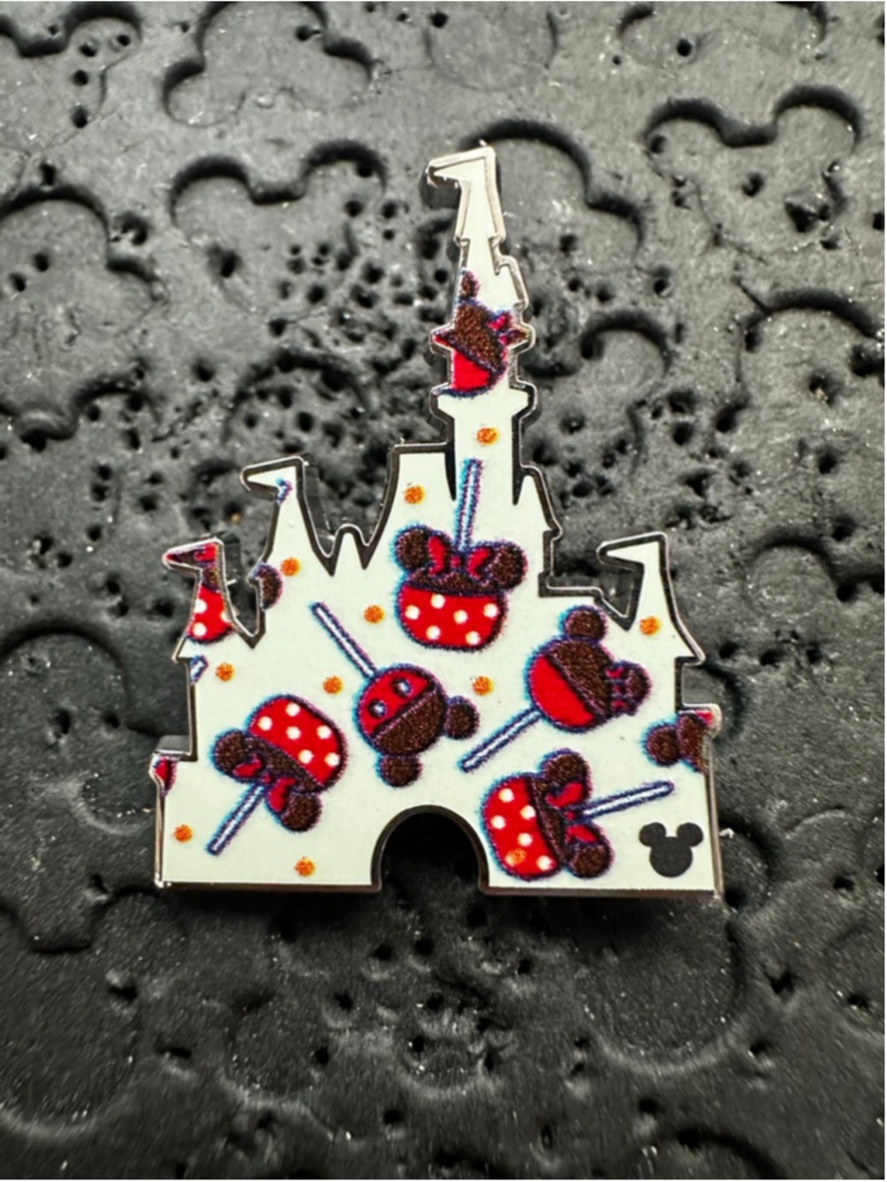 2025 WDW Hidden Mickey Wave A Candy Apple Castle Disney Pin
